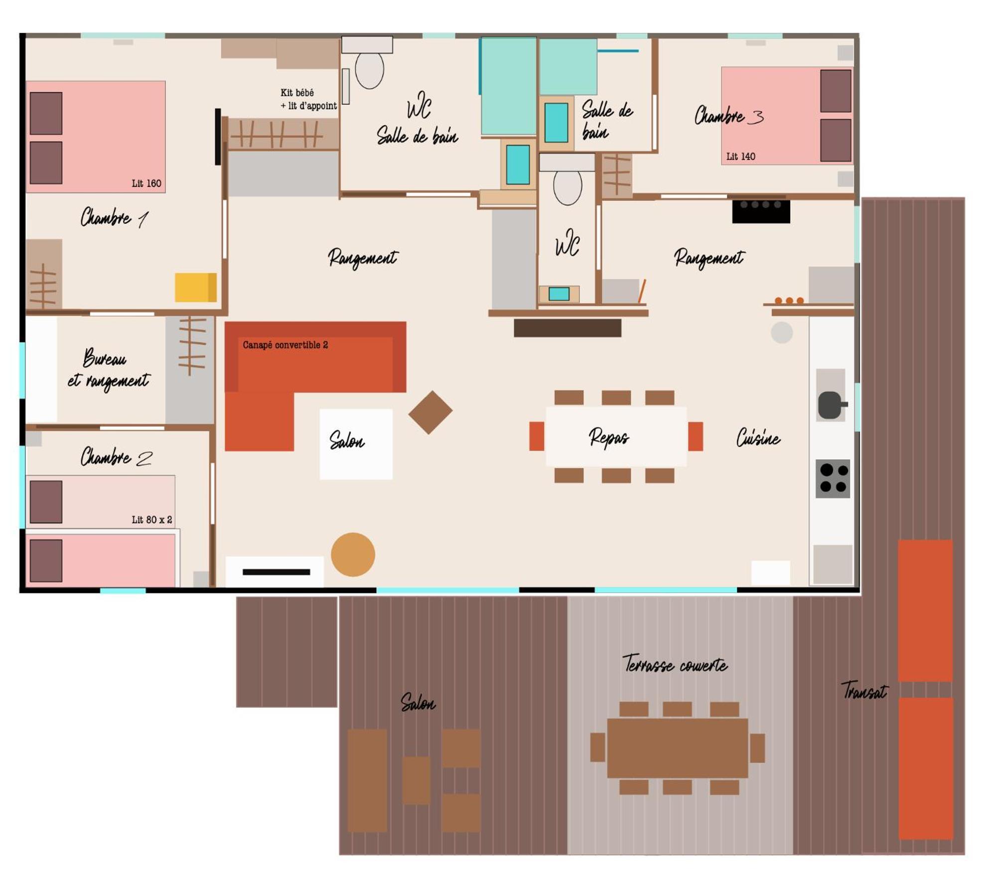 "Le Marina" Maison & Appartements Proche De La Mer Avec Piscine Sérignan 외부 사진
